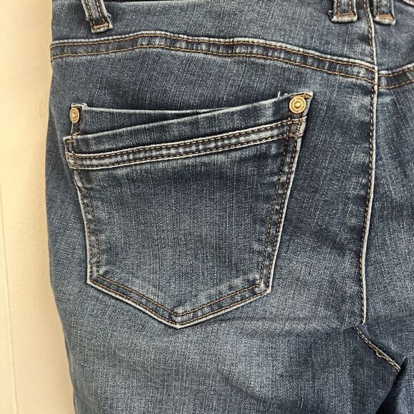 EUC Democracy Ab Technology Womens‎ Blue Skinny Ankle Cropped Jeans Women's 2 - Picture 7 of 8